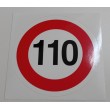 Autocolant limitare viteza