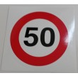 Autocolant limitare viteza