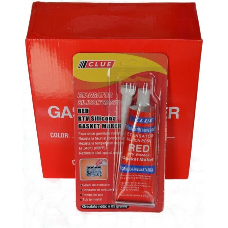 Silicon garnituri rosu Clue