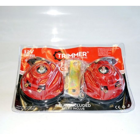 Set claxoane cu releu 12V TRIMMER Cod : TRC001