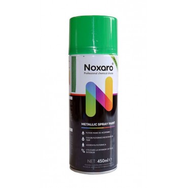 Vopsea spray metalizat Flash Verde 1380 450ml NOXARO NXVPS105
