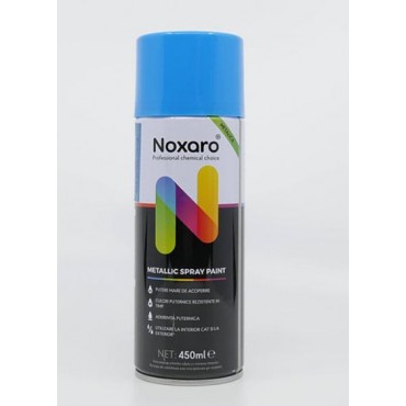 Vopsea spray metalizat Blue Azur 61F 450ml NOXARO NXVPS101