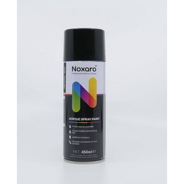 Vopsea spray negru mat 450ml NOXARO NXVPS019