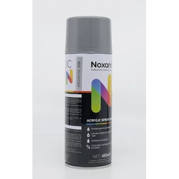 Vopsea spray argintiu 036 450ml NOXARO NXVPS011
