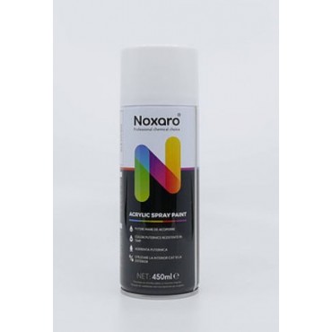 Vopsea spray Alb lucios 450ml NOXARO NXVPS003
