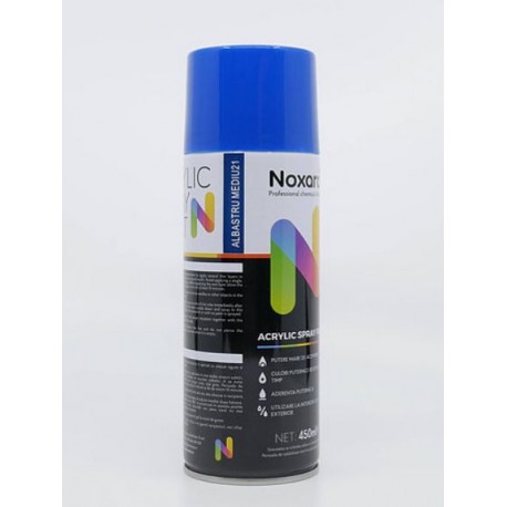 Vopsea spray Albastru Mediu 21 450ml NOXARO NXVPS010