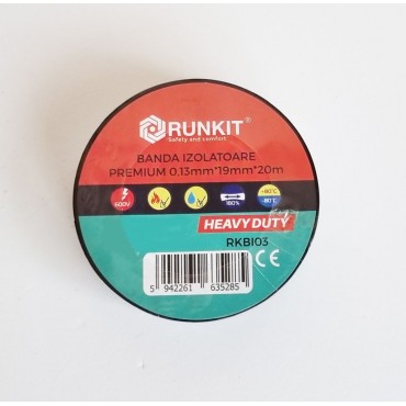 Banda izolatoare premium 19mm 20m RUNKIT RKBI03