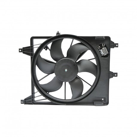 Electroventilator racire radiator GMV Dacia Logan, Sandero, 1.4, 1.6, cu AC 6001550769, 6001546844, Aftermarket