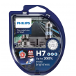 Becuri auto far halogen Philips H7 Philips Racing Vision, GT200 ,12V 60-55W,set 2
