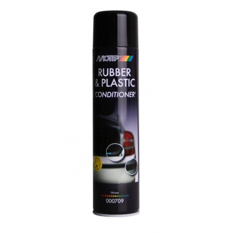 Solutie pentru intretinerea cauciucului si plasticului MOTIP Rubber&Plastic, spray, 600ml