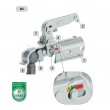 Cupla remorca 750 kg profil bara rotunda 45,50 mm SPP ZSK750B