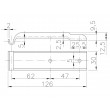 Set placă pentru îchidere oblon BV 10-1 și închizătoare BVG 10-B