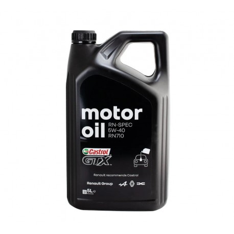 Ulei Castrol GTX 5W40 5L RN710, 7711943691, Renault