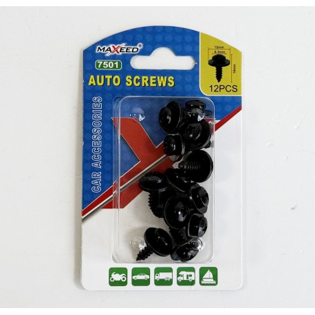 Set suruburi auto autofiletante cap cruce 19mm