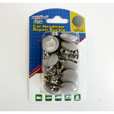 Set butoane reparatii tapiterie tavan auto 20 mm gri Maxeed